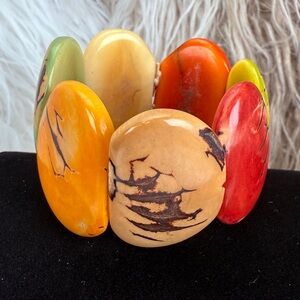 Beautiful, bohemian chic costume stretch bracelet